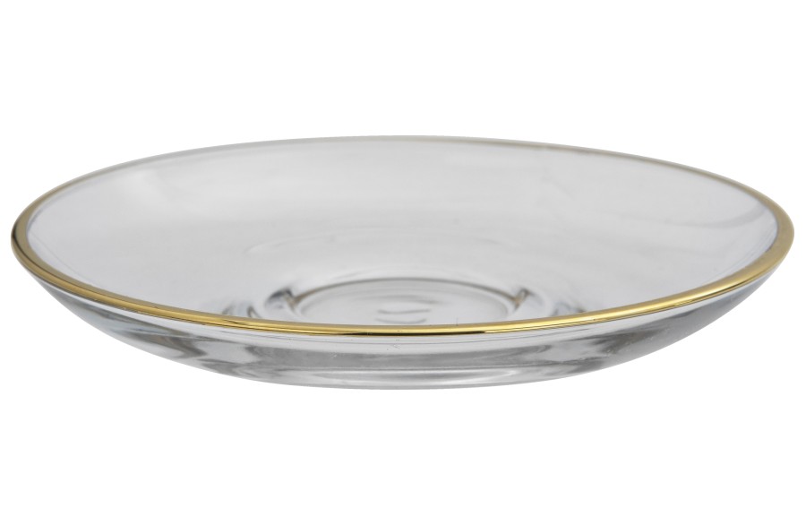 Zestaw 2 filiżanek do espresso 60 ml + spodki Golden Line