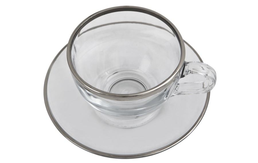 Zestaw 2 filiżanek do cappuccino 230 ml Platinium Line