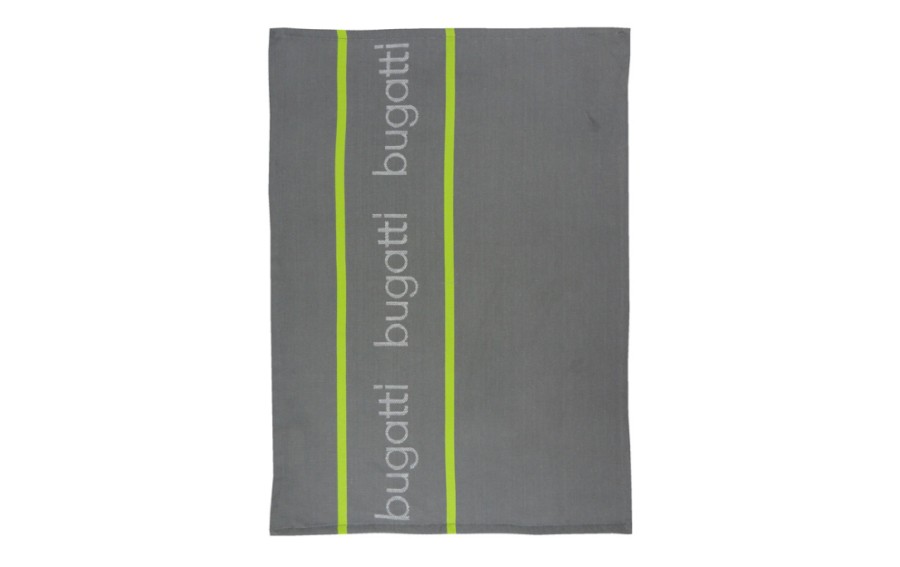 Żakardowa ściereczka kuchenna Bugatti Stripes Grau