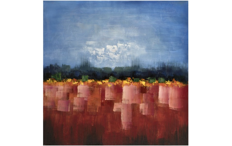 Obraz abstrakcyjny 100x100 cm Field of Red