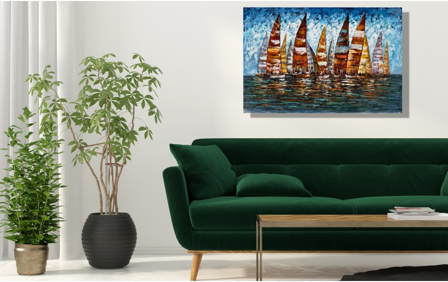 Obraz na płótnie 100x150 cm Regatta