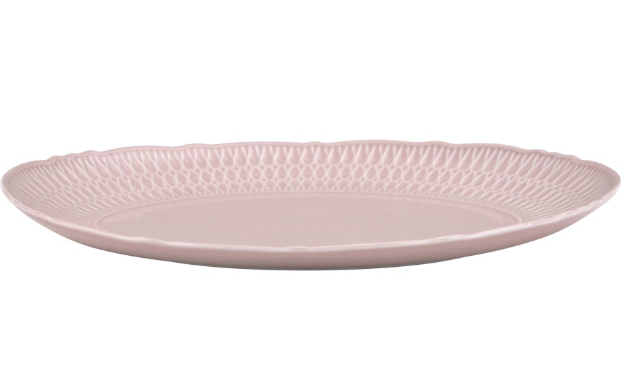 Półmisek owalny 32,5 cm Sofia Różowa