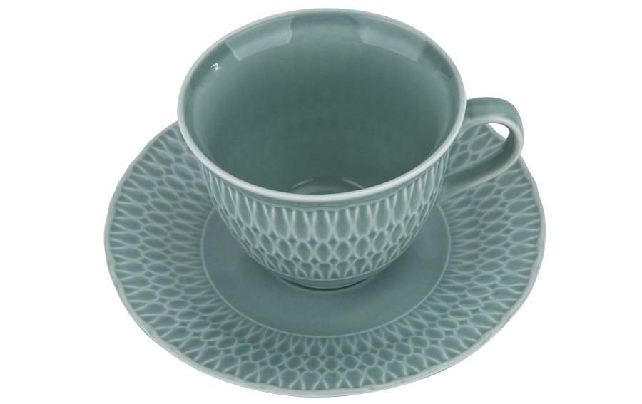 Filiżanka + spodek 250ml/16 cm Sofia Zielona