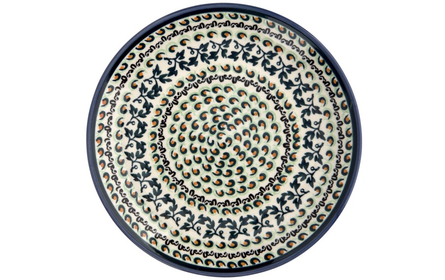 Talerz płytki 20 cm Bolesławiec Dekor 1165A