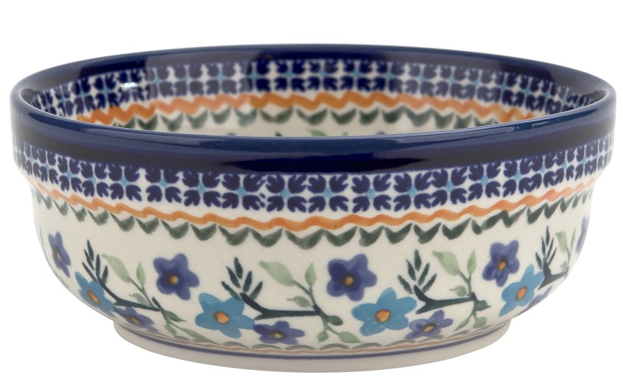 Miska 600 ml Magnolia mała Bolesławiec dek. 1154A