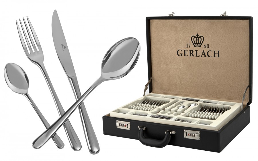 Komplet sztućców w kasecie 68 sztuk Muza