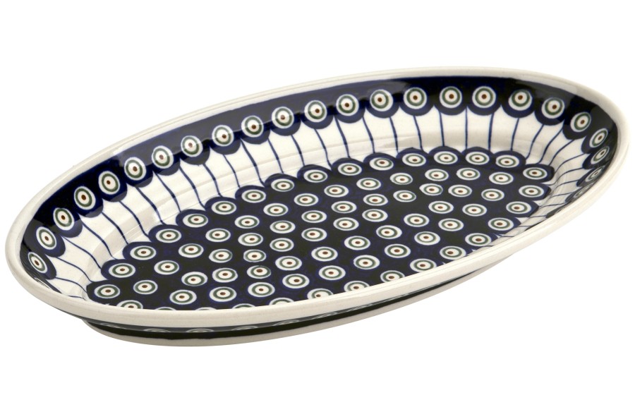 Półmisek owalny GU-1104A Bolesławiec Kropki 8