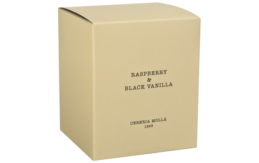 Świeca zapachowa 230 gr Premium  "Raspberry and Black Vanilla"