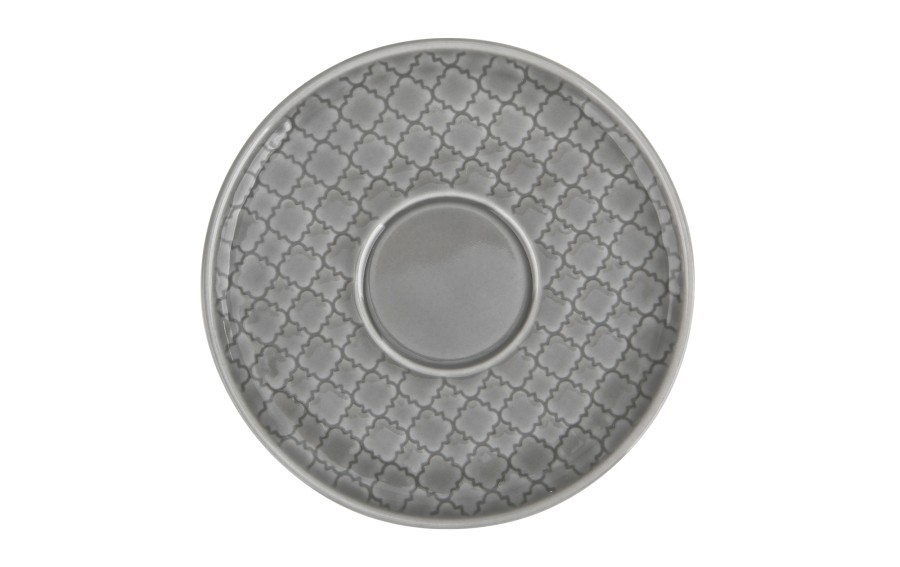 Filiżanka ze spodkiem 250 ml Marrakesz szary K1