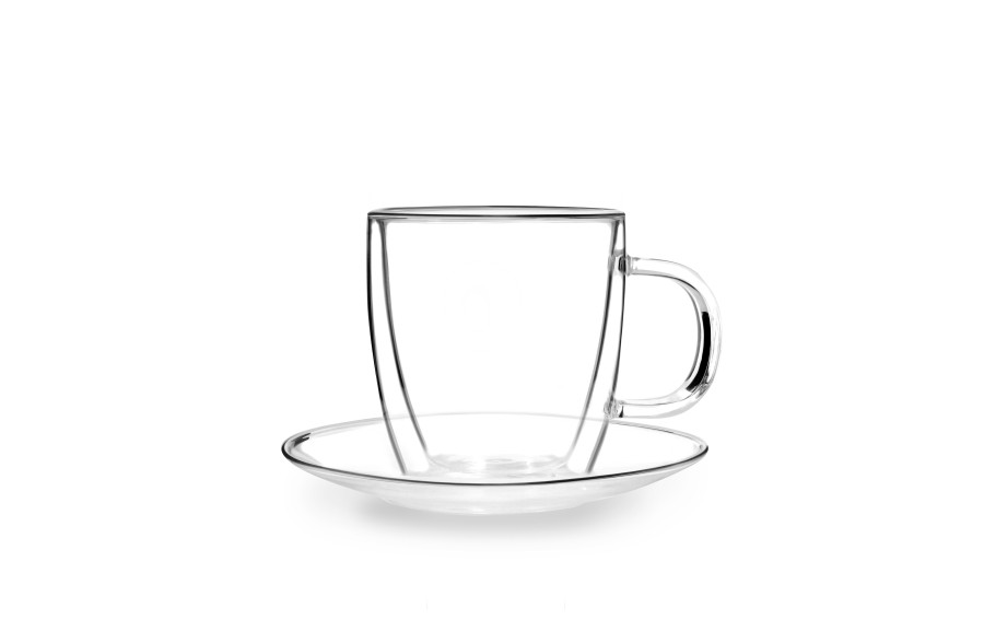 Komplet 2 filiżanek 250 ml ze spodkami Amo