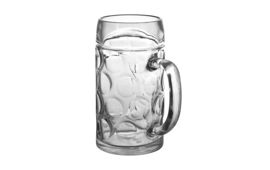 Kufel szklany do piwa 0,5L  grube szkło