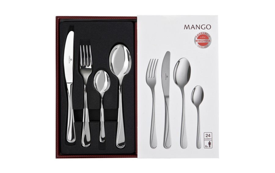 Komplet sztucców w pudełku 24 el. Mango