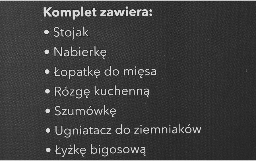Kpl. przyborów kuchennych ULTIME GOLD
