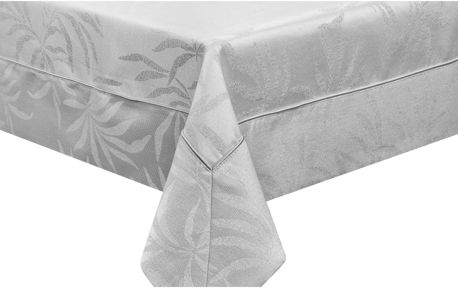 Obrus "POLONIA" 140/300 cm white silver