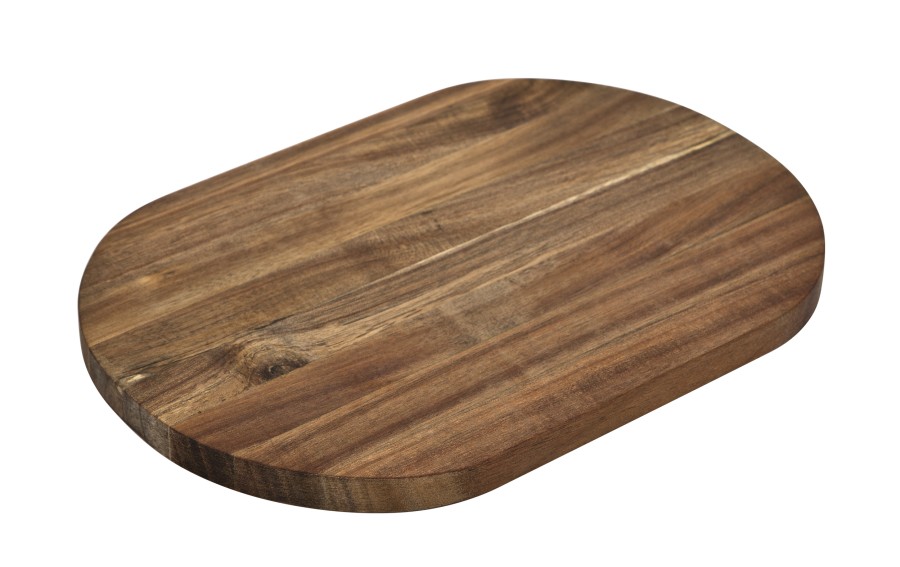 Deska do krojenia 28x20 cm Akacja owalna
