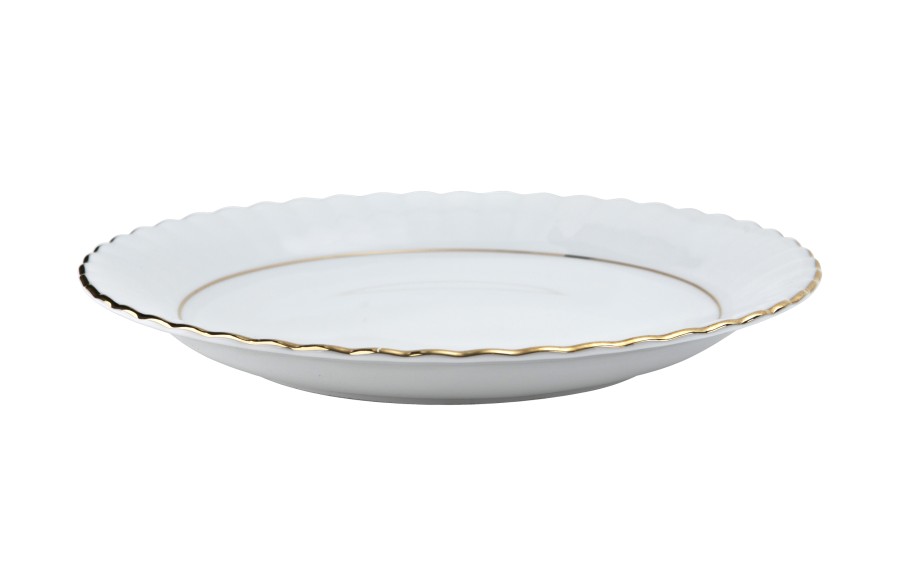 Talerz płytki  21 cm  Iwona B014 Złota Linia