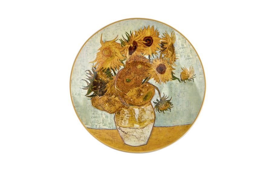Zestaw 6 filiżanek 250 ml + spodki Sunflowers