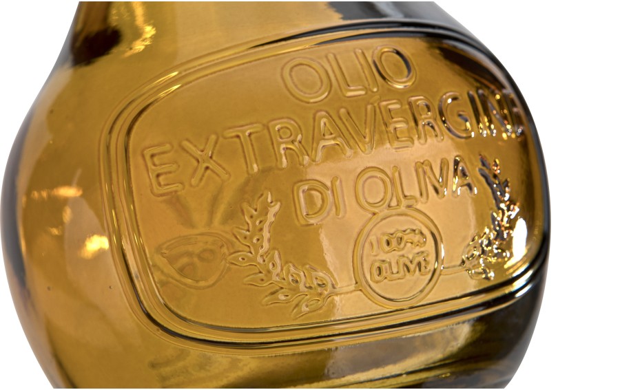 Butelka na oliwę 500ml z korkiem San Miguel żółta