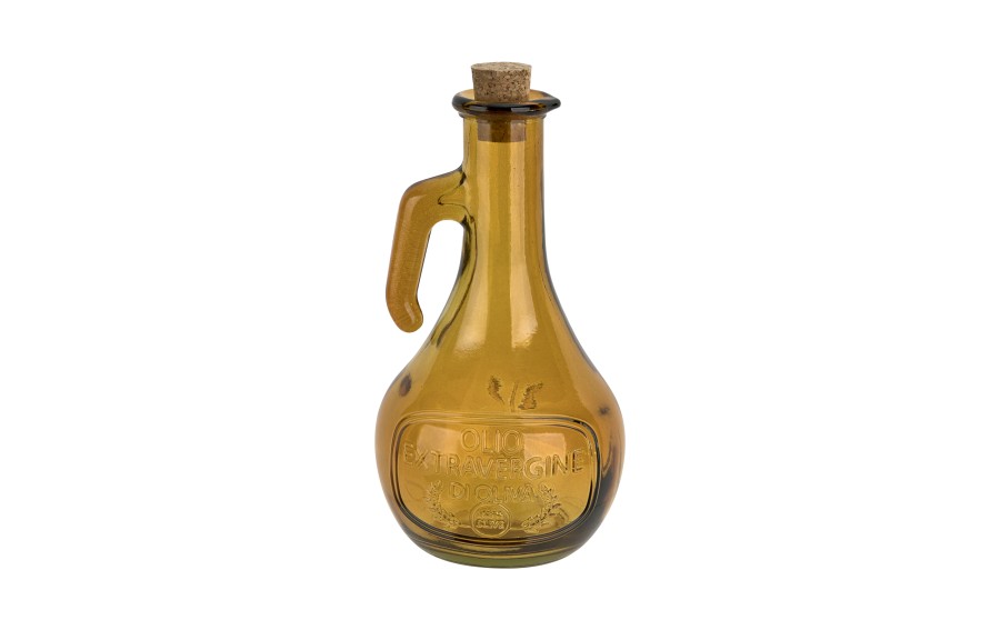 Butelka na oliwę 500ml z korkiem San Miguel żółta