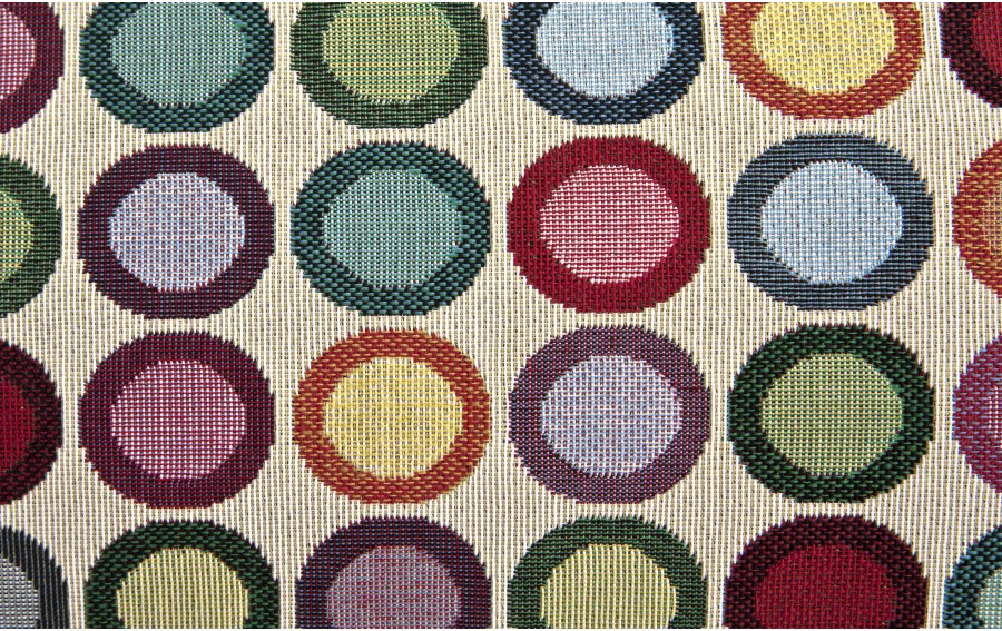 Poszewka dekoracyjna 50x70 cm Geo Kółka 003