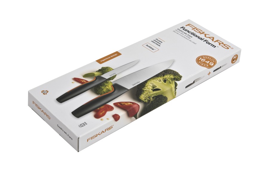 Zestaw noży szefa kuchni 2szt Fiskars