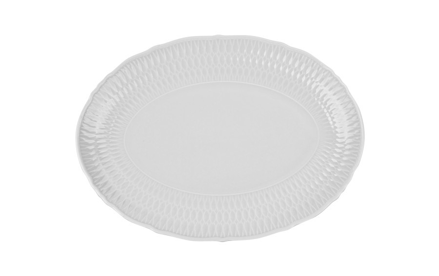 Półmisek owalny 33cm Sofia biała