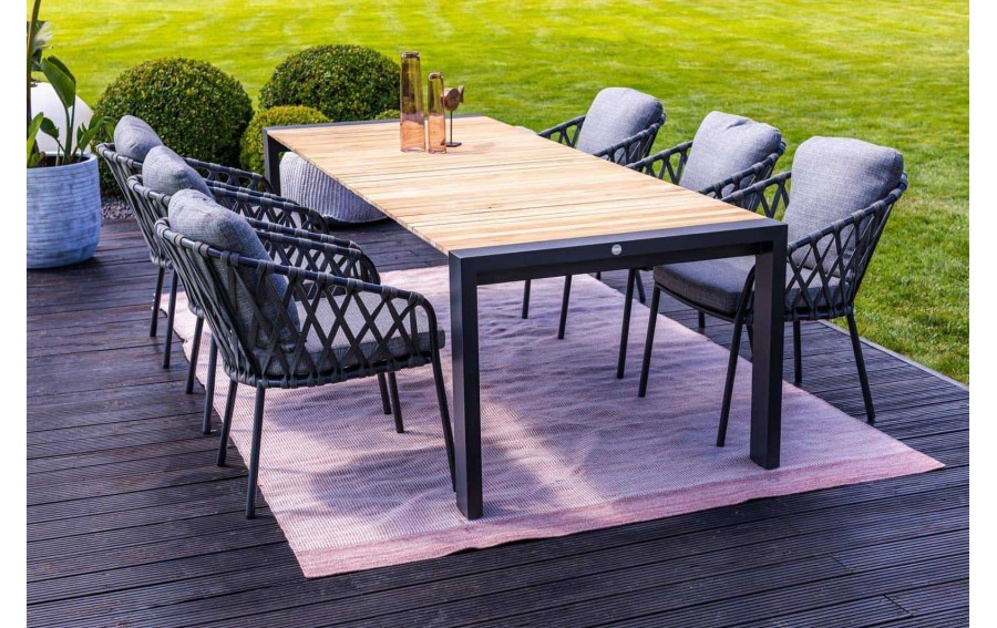 Stół Rialto/Arona Teak/White
