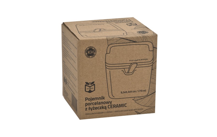 Pojemnik z łyżeczką 270 ml biały