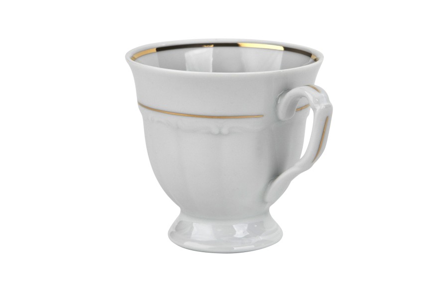 Komplet 6 filiżanek 250 ml + spodki Maria Teresa Gold