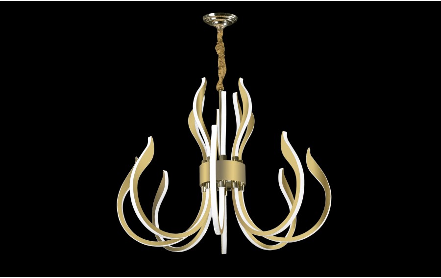 Lampa Wisząca Opticus MD8602-8 Gold