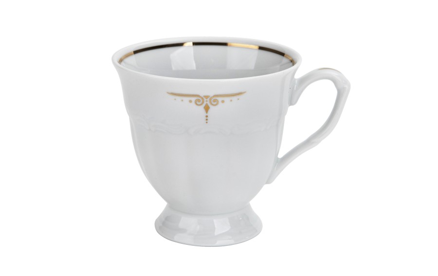 Komplet 6 filiżanek 250 ml + spodki Camille