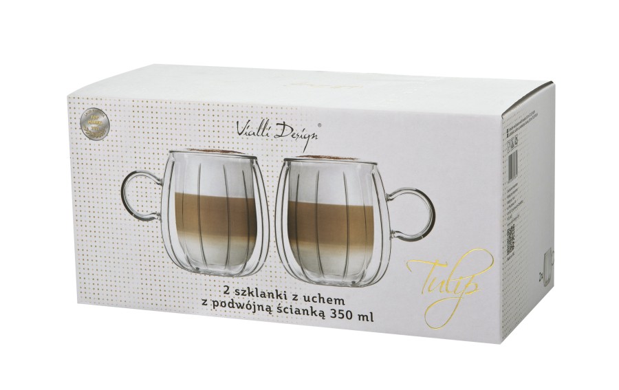 KPL. 2 filiżanek z uchem 350ml Tulip