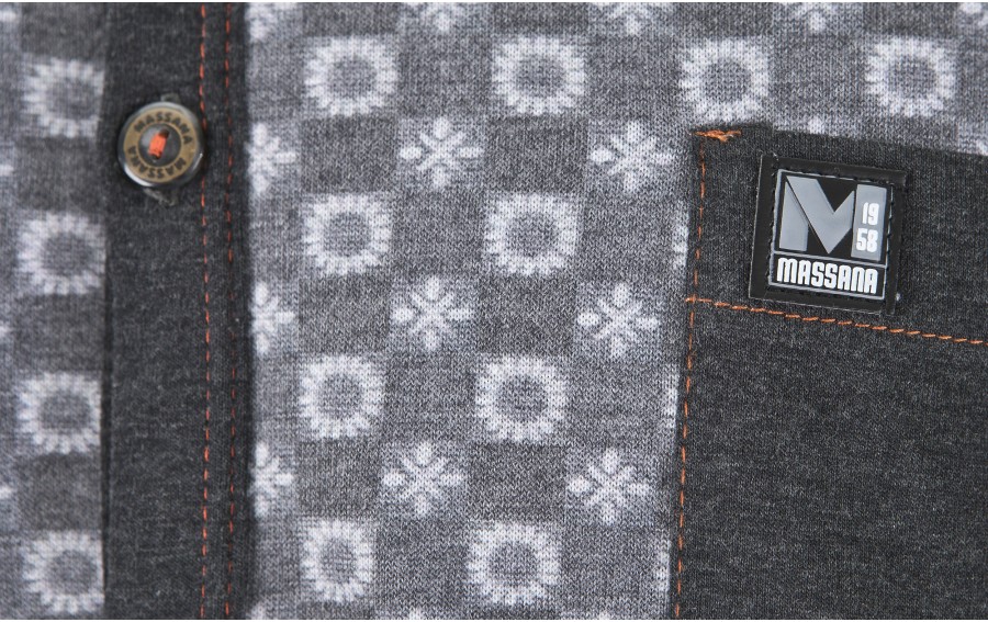 Piżama męska rozm. 2XL zapinana wzór Massana