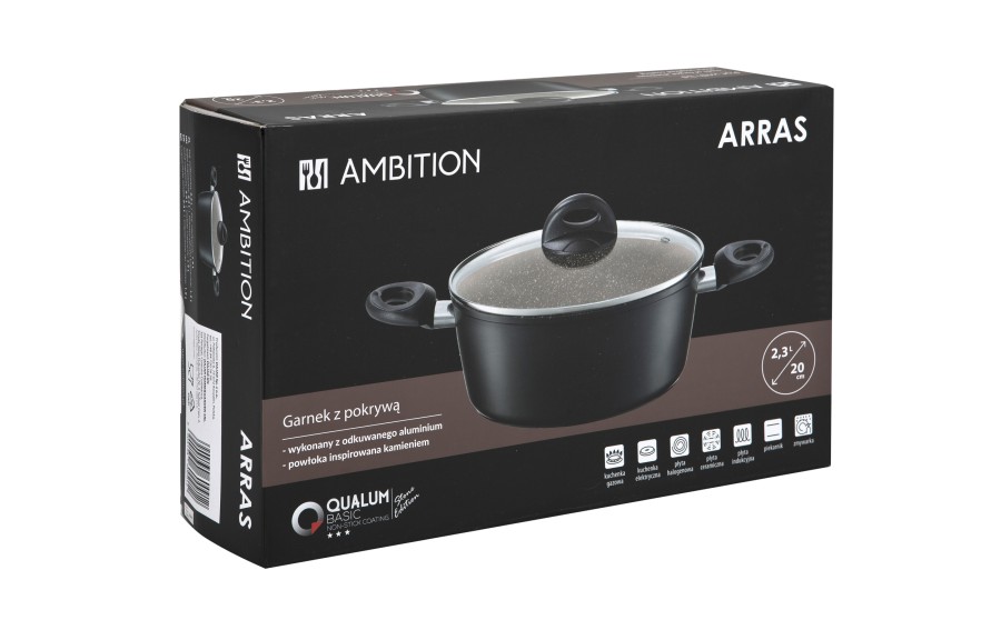 Garnek 2,3 L z pokrywą Arras Ambition