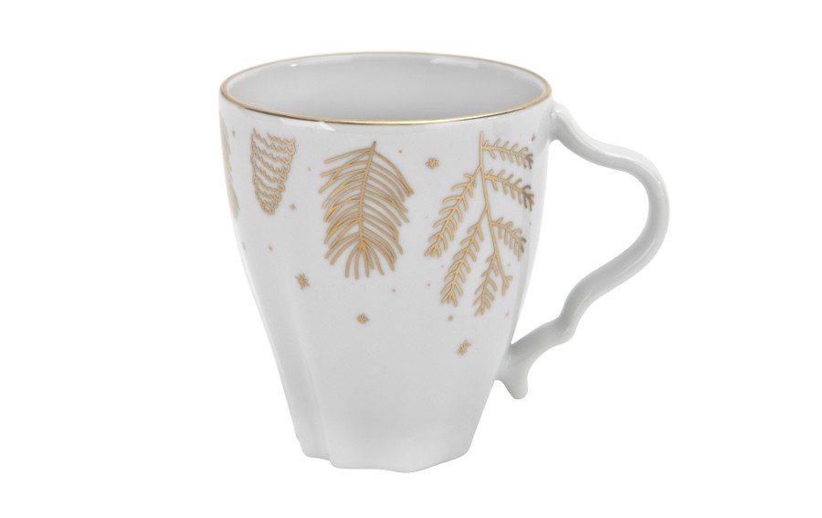 Kubek 350ml Złoty Las Stone Age Biały