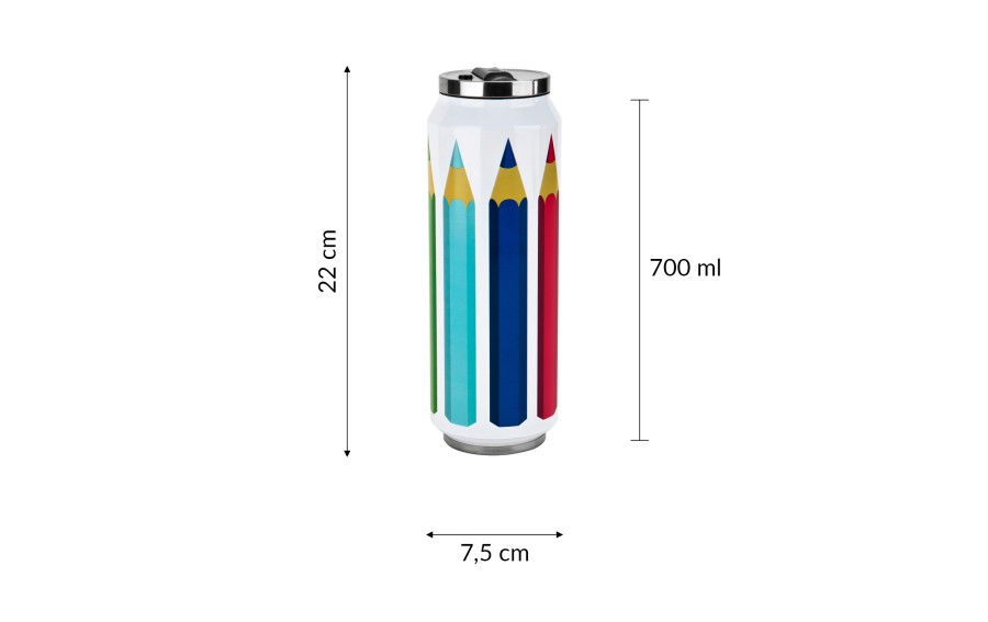 Kubek Termiczny 700ml - Kredki