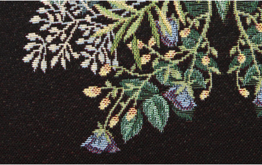 Poszewka dekoracyjna 45x45 cm Motyl na czarnym tle
