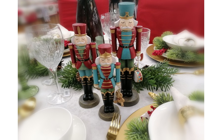 Figurka świąteczna Dziadek do orzechów 29 cm