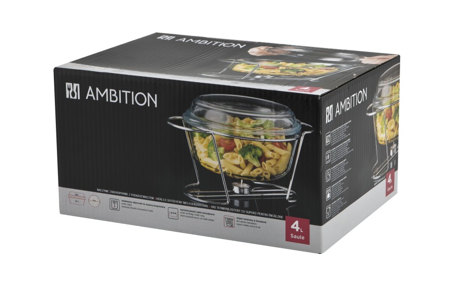 Naczynie z podgrzewaczem 4 L Ambition Saule