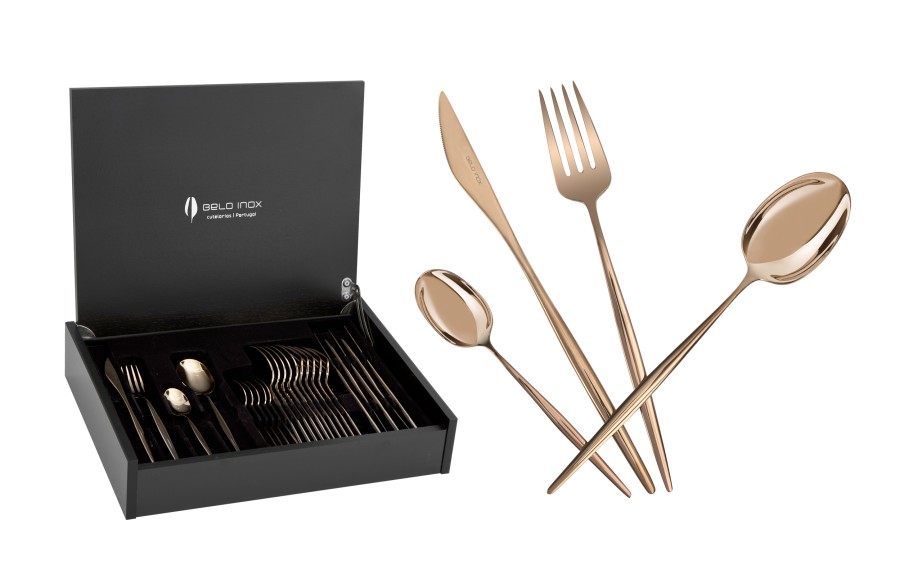 Sztućce 6/24 Spirit Titanium Bronze Belo Inox