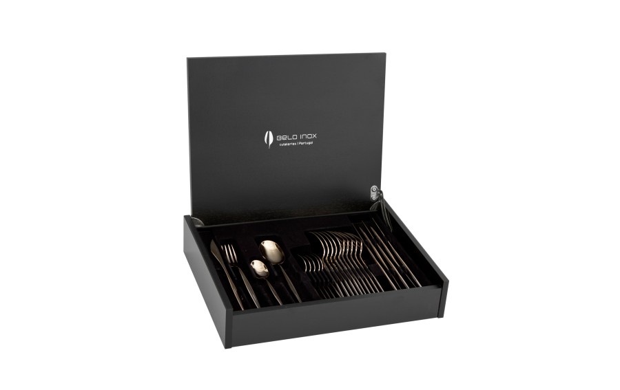 Sztućce 6/24 Spirit Titanium Bronze Belo Inox