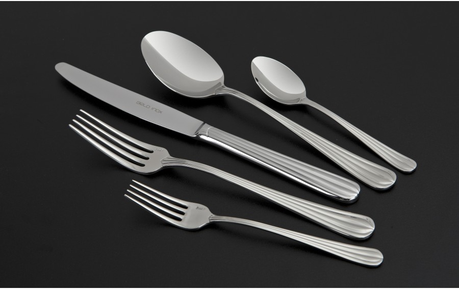 Sztućce Duo 12/72 w kasecie drewnianej Belo Inox
