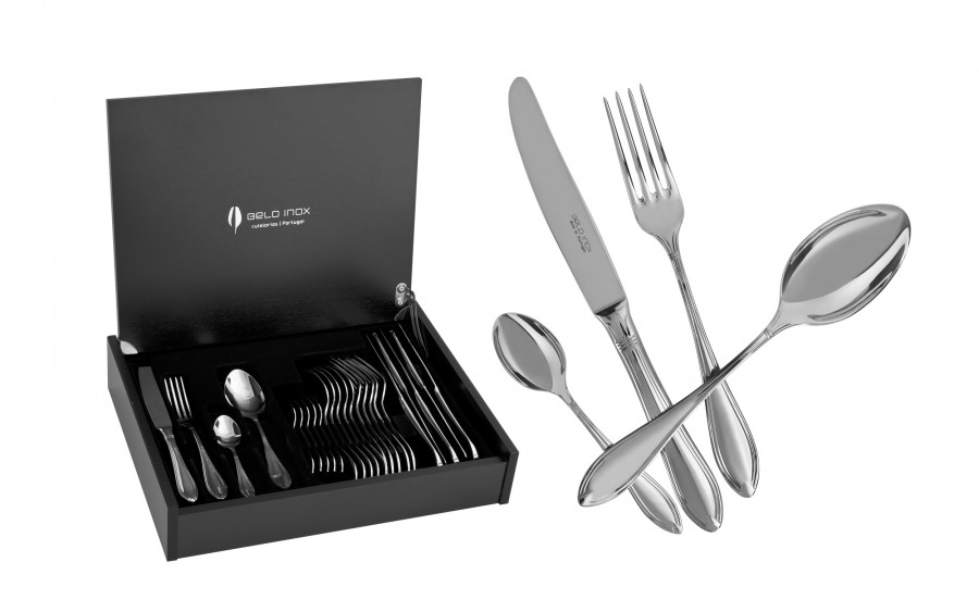 Sztućce Tamisa 6/24 w kasecie Belo Inox