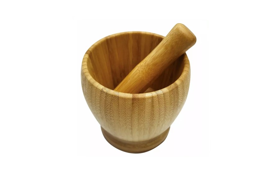 Moździerz bambusowy z ubijakiem KH-1617