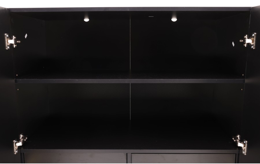 Komoda Nicole 2D2SZ Czarny