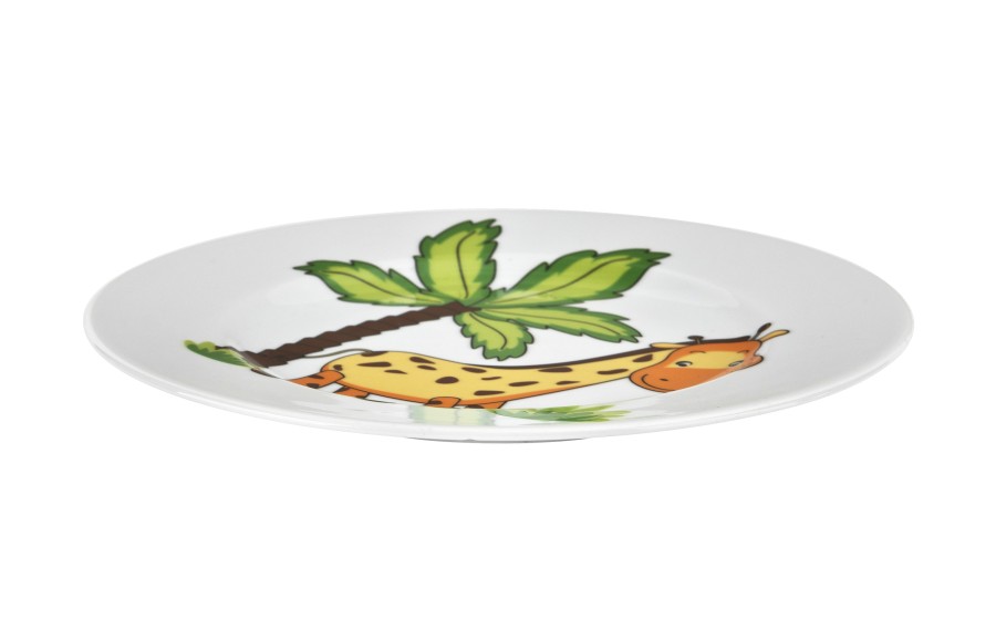 Zestaw naczyń dla dzieci Żyrafa porcelanowy