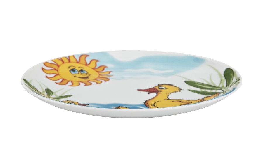 Zestaw naczyń dla dzieci Kaczuszki porcelanowy