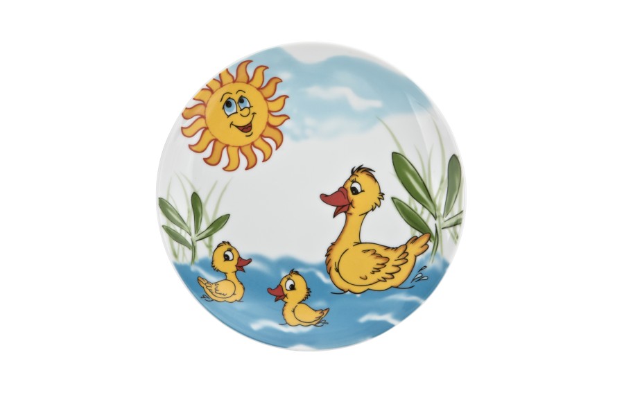 Zestaw naczyń dla dzieci Kaczuszki porcelanowy
