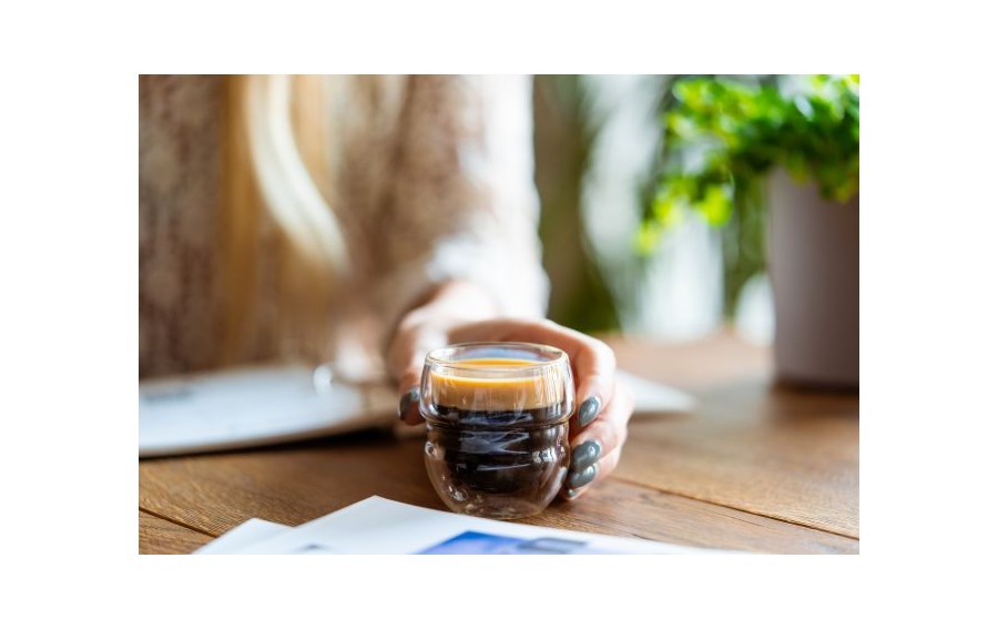 2 szklanki do espresso z podwójną ścianką 70 ml Sferico