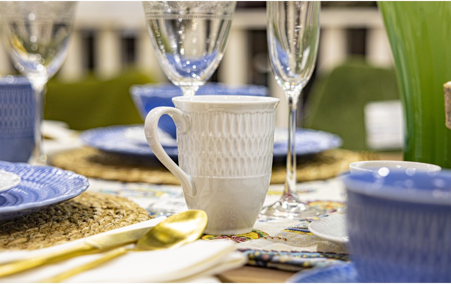 Kubek porcelanowy 300 ml Sofia Biała